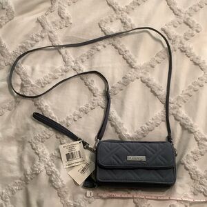 Vera Bradley Navy Quilted Crossbody Bag